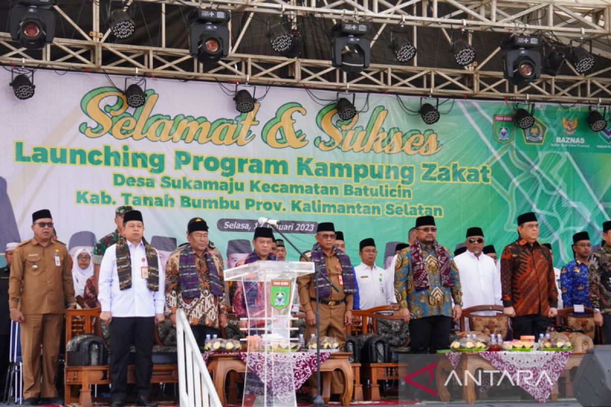 Menteri Agama luncurkan kampung zakat Desa Sukamuju Kalsel