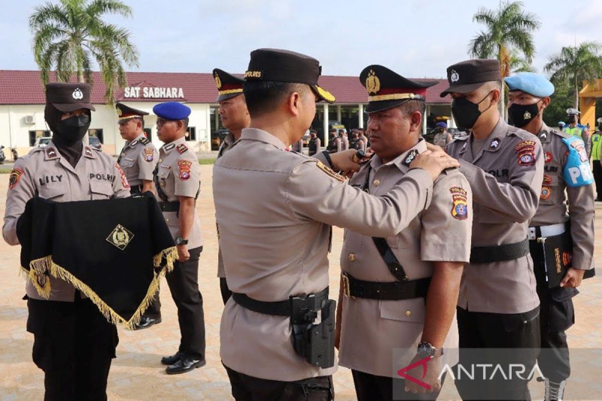 Kasat Reskrim dan Kasat Polair Polres Pulang Pisau Berganti