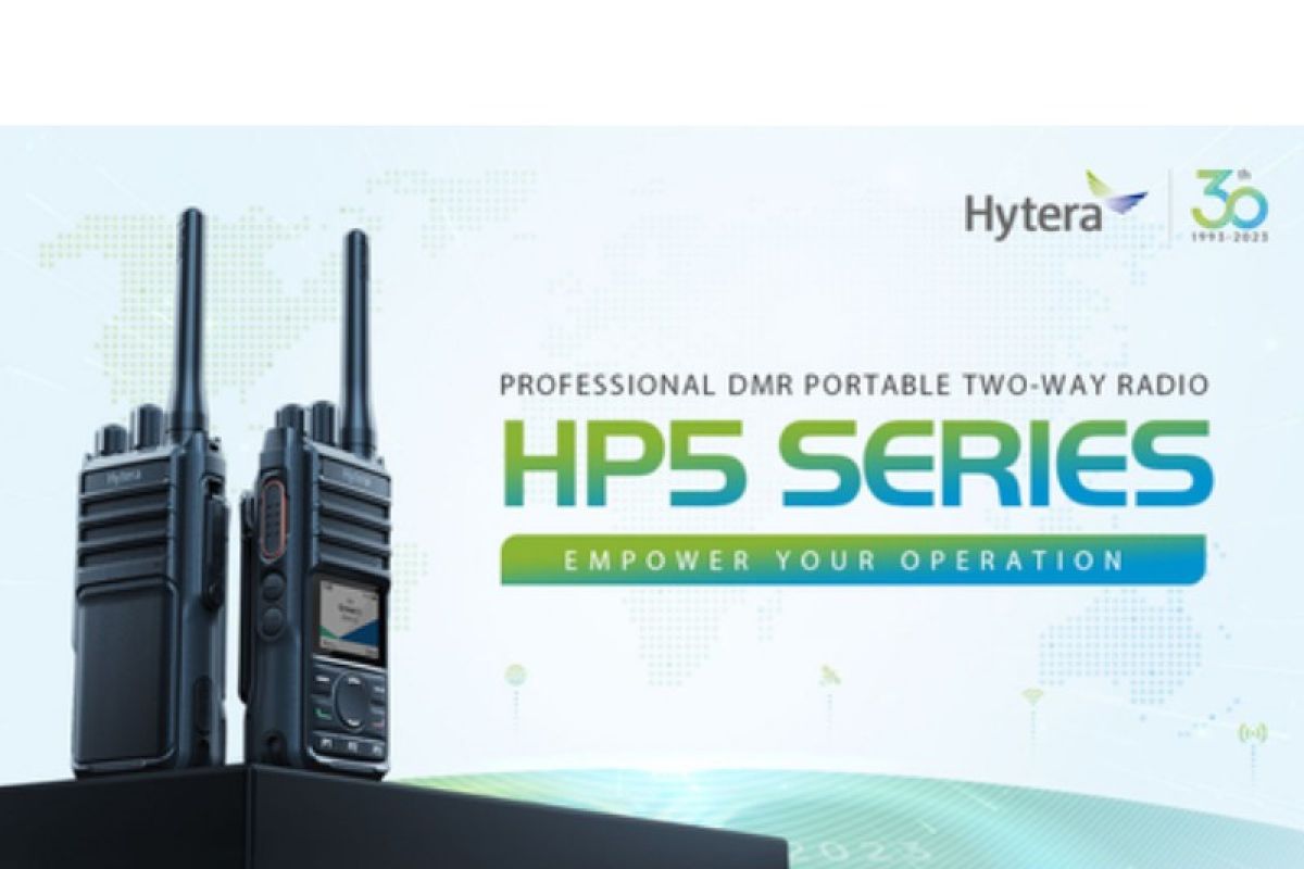 Hytera Tingkatkan Radio Dua Arah DMR Seri-H Generasi Baru dengan Model HP5