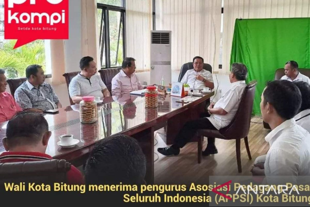 Pemkot kolaborasi dengan APPSI kelola pasar tradisional Bitung