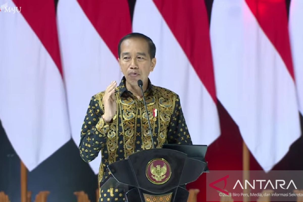 Presiden Jokowi tegaskkan kepala daerah tidak terima data 