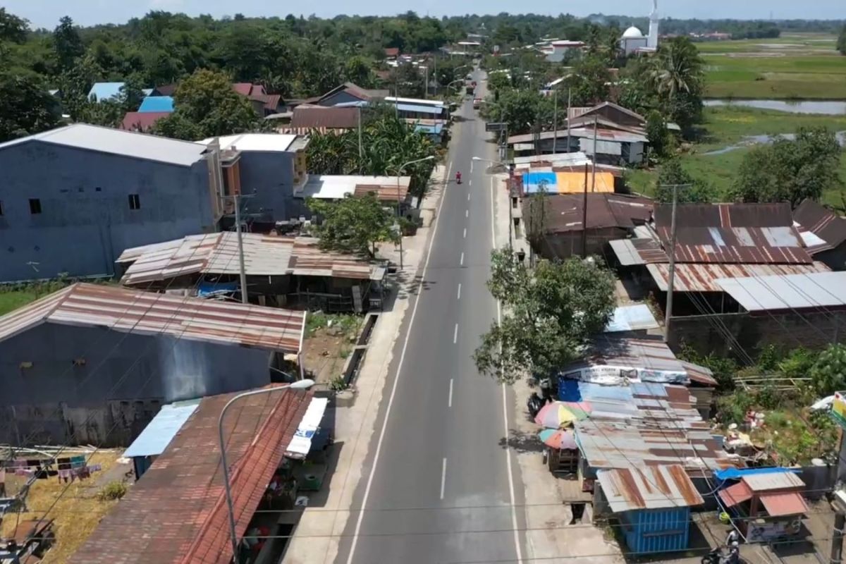 Warga Gowa mengaku senang setelah pengaspalan ruas jalan Pattalassang