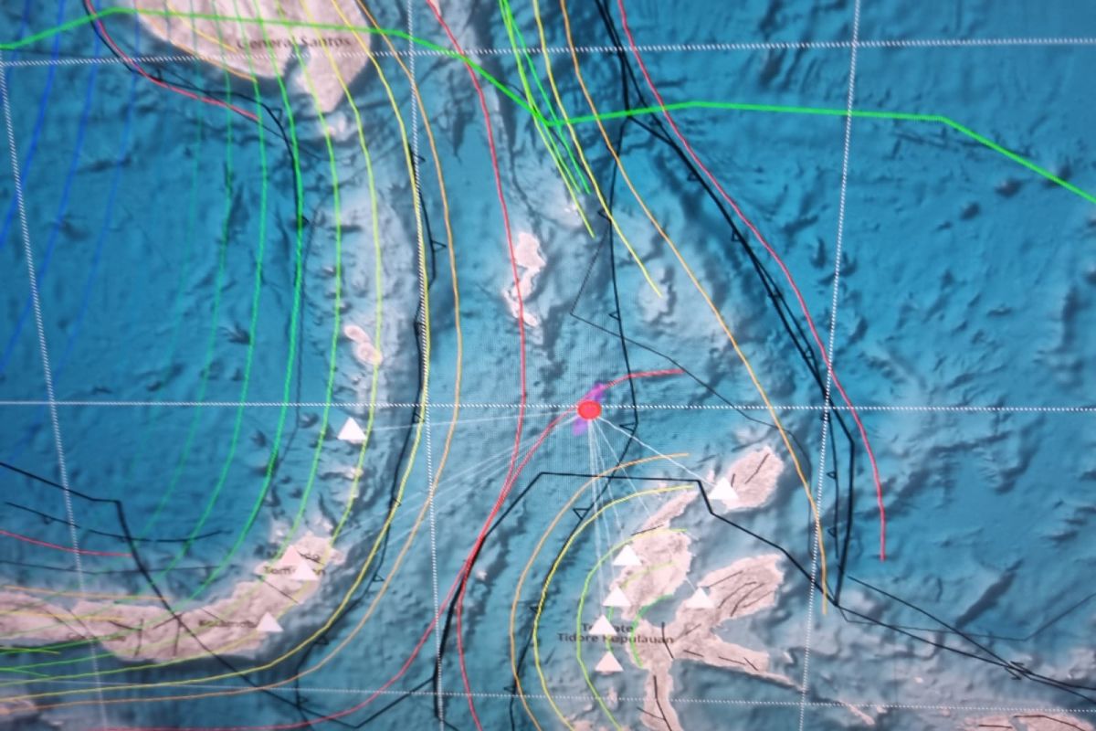 Gempa magnitudo 7,1 di Laut Maluku tidak berpotensi tsunami