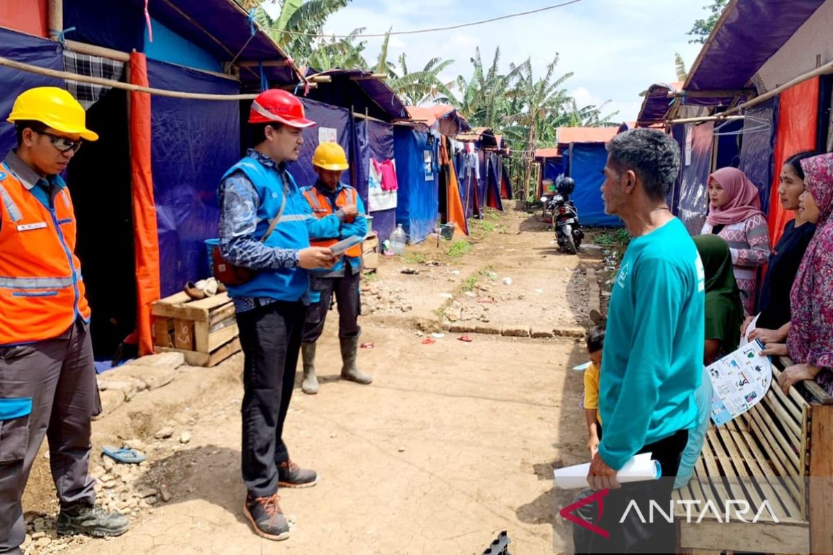 Dukung Pemulihan Pascagempa Cianjur, PLN Alirkan Penyambungan Listrik Sementara di Huntara