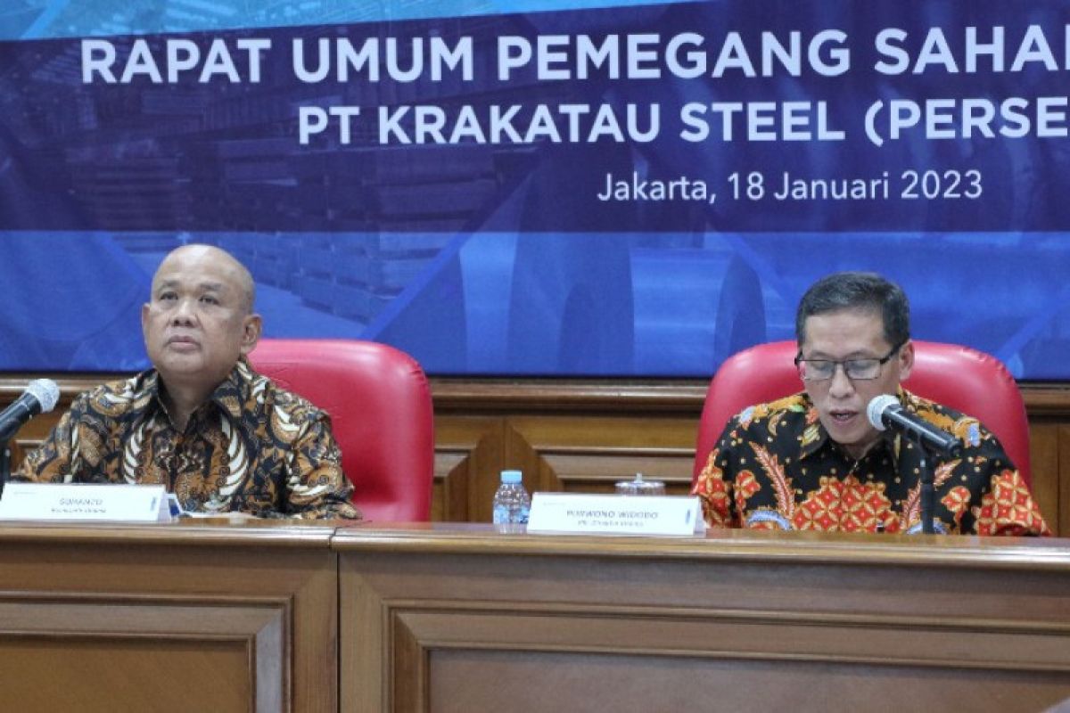 Krakatau Steel - Chandra Asri tanda tangani akta jual beli saham