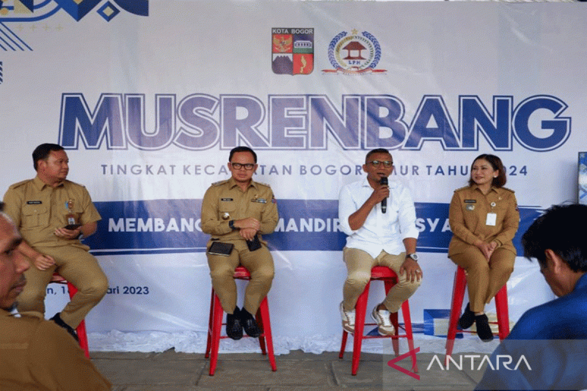 Hadiri Musrenbang Bogor Timur, JM pastikan pembangunan di 2024 menjawab kebutuhan warga