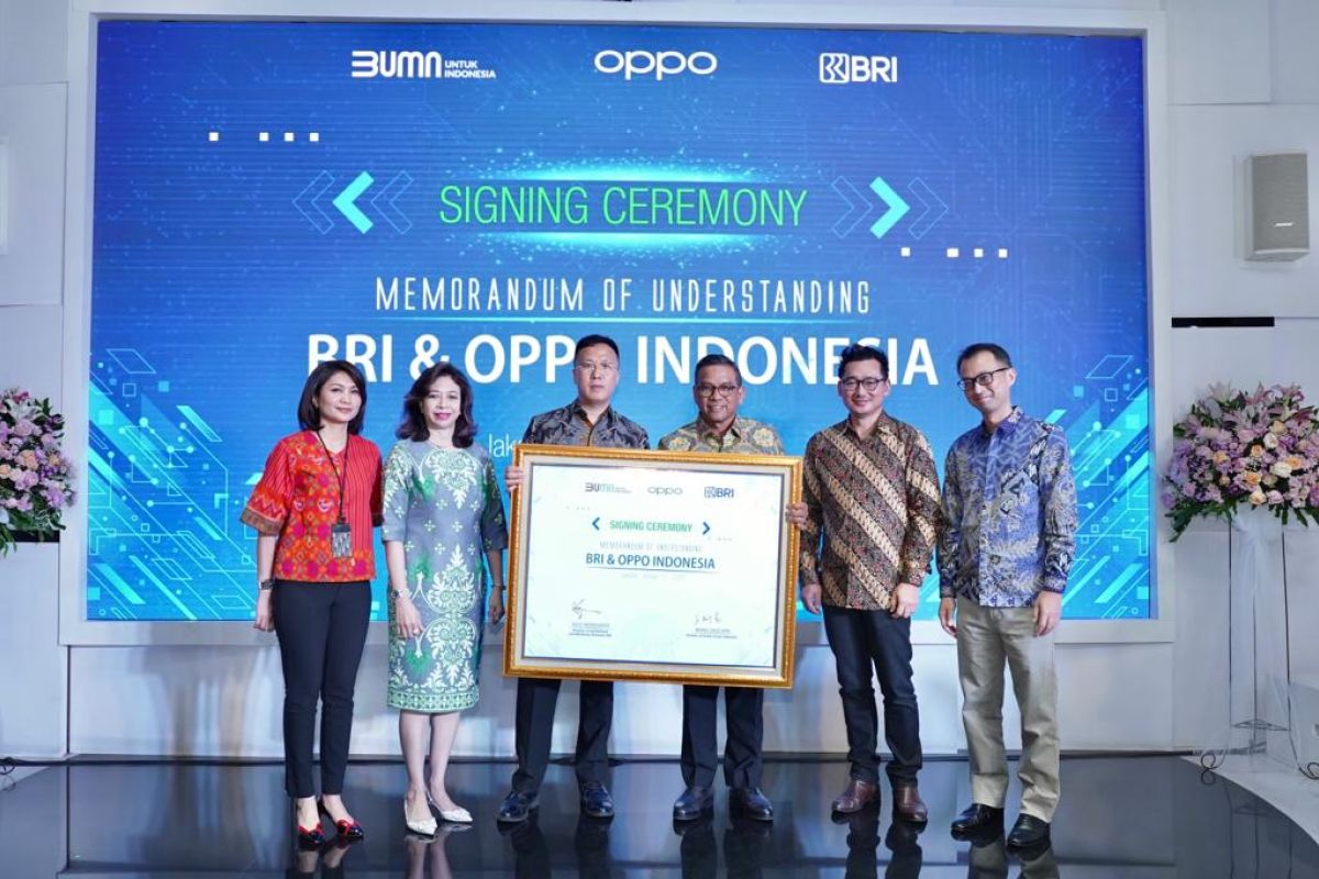 Perluas transaksi digital, BRI gandeng Oppo Indonesia