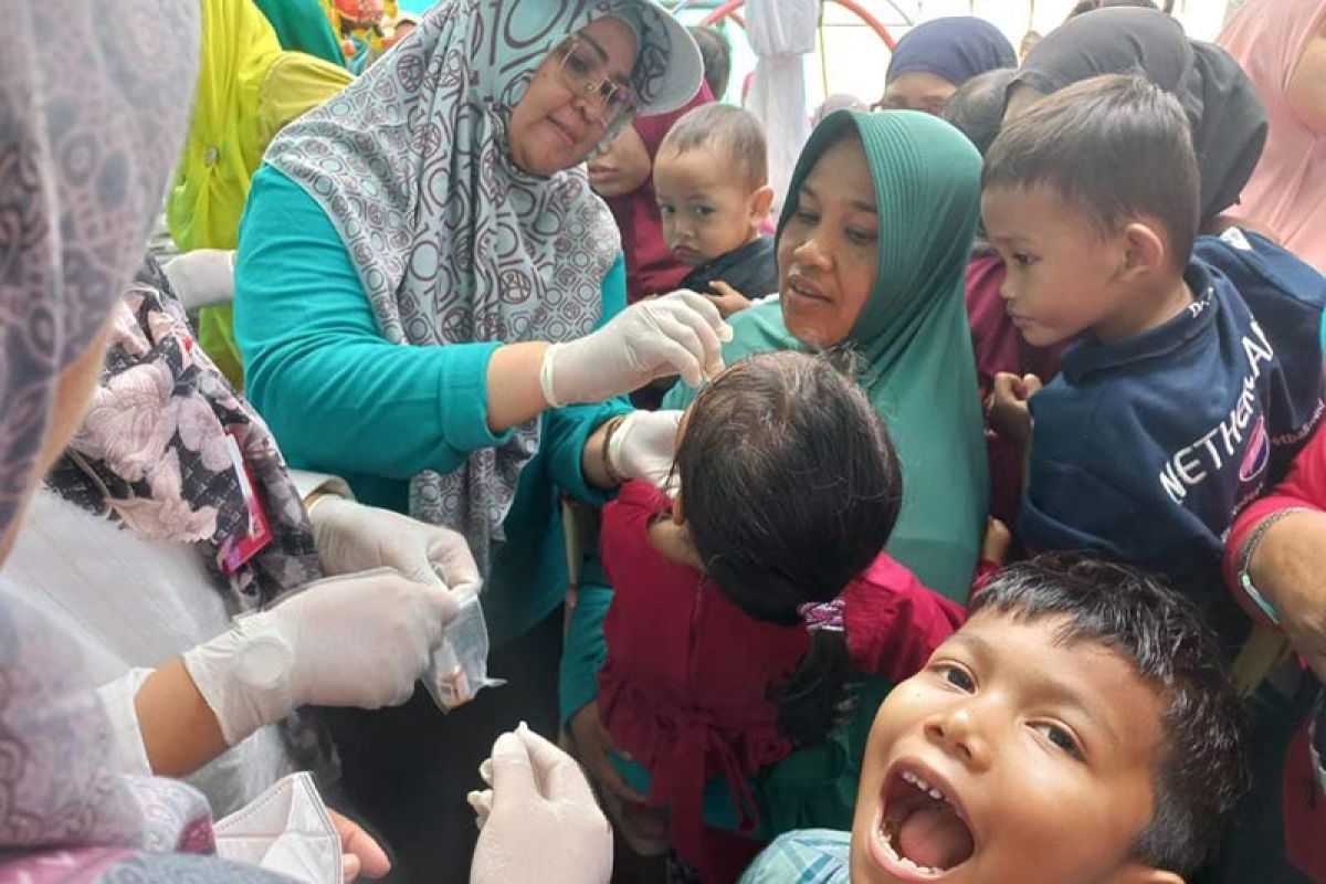 Dinkes: Realisasi imunisasi polio di Lhokseumawe capai 99,7 persen