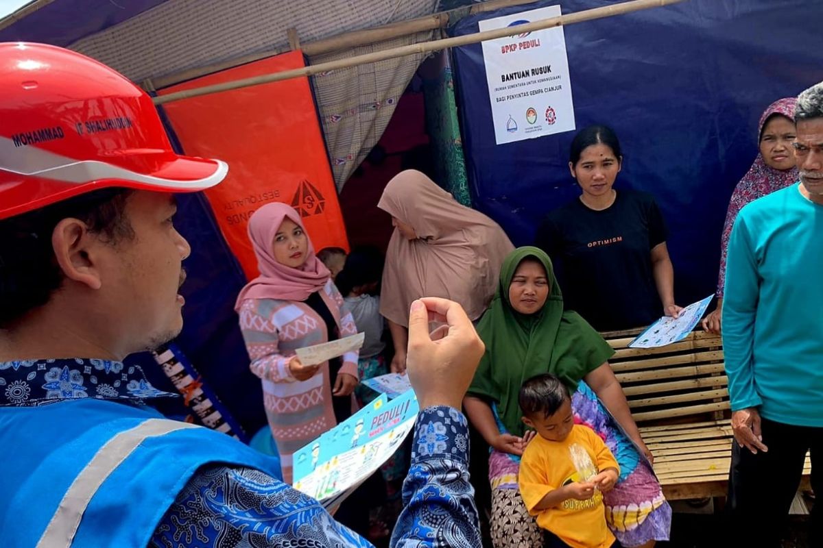 Dukung Pemulihan Pascagempa Cianjur, PLN Alirkan Penyambungan Listrik Sementara di Huntara