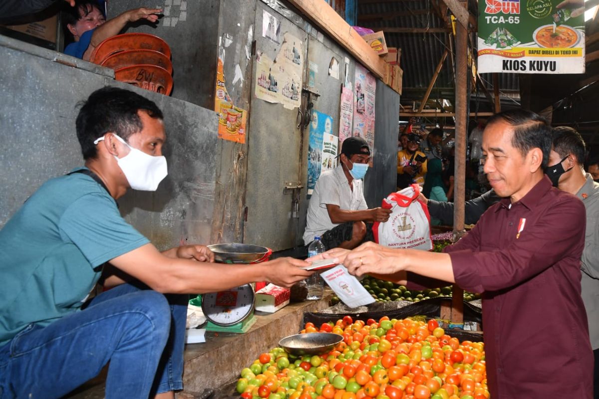 Presiden Jokowi sebut inflasi Manado sangat terjaga