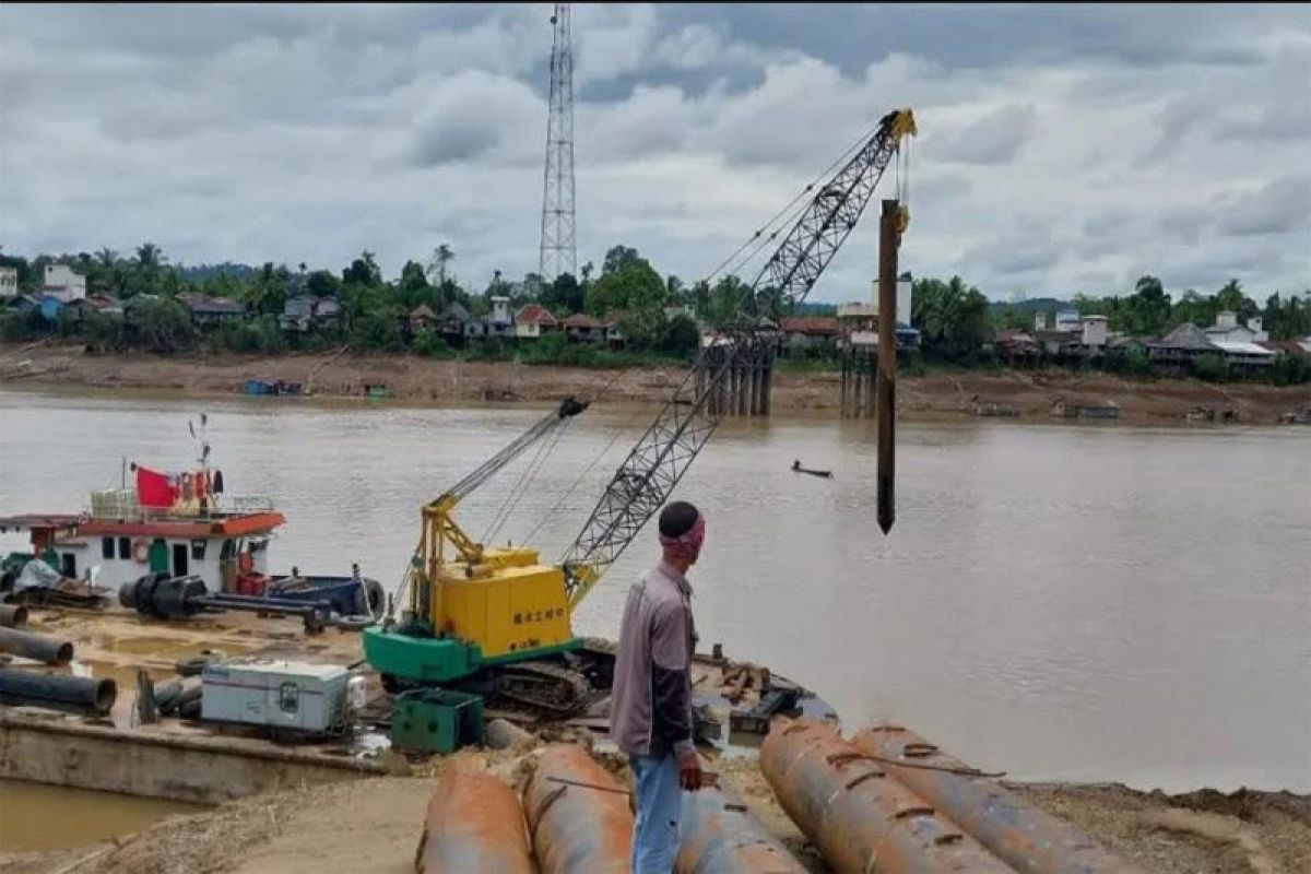 Barito Utara lanjutkan pembangunan Jembatan Lemo dan Tumpung Laung