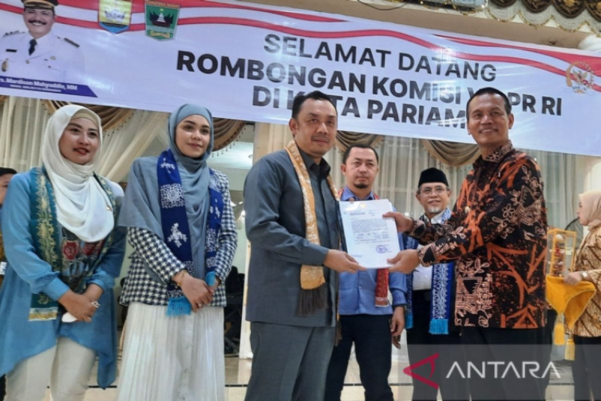 Pariaman minta bantuan Komisi V DPR pembangunan sejumlah infrastruktur