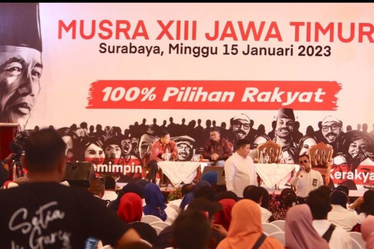 Hasil Musra XIII Relawan Jokowi sebut Ganjar Capres, Moeldoko Cawapres