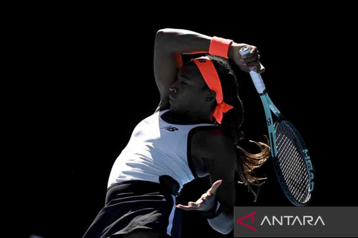 Gauff melenggang ke babak keempat Australian Open dengan mudah