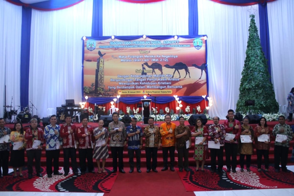 Wakapolda hadiri Perayaan Natal 2022 untuk ASN dan PTT Kaltara