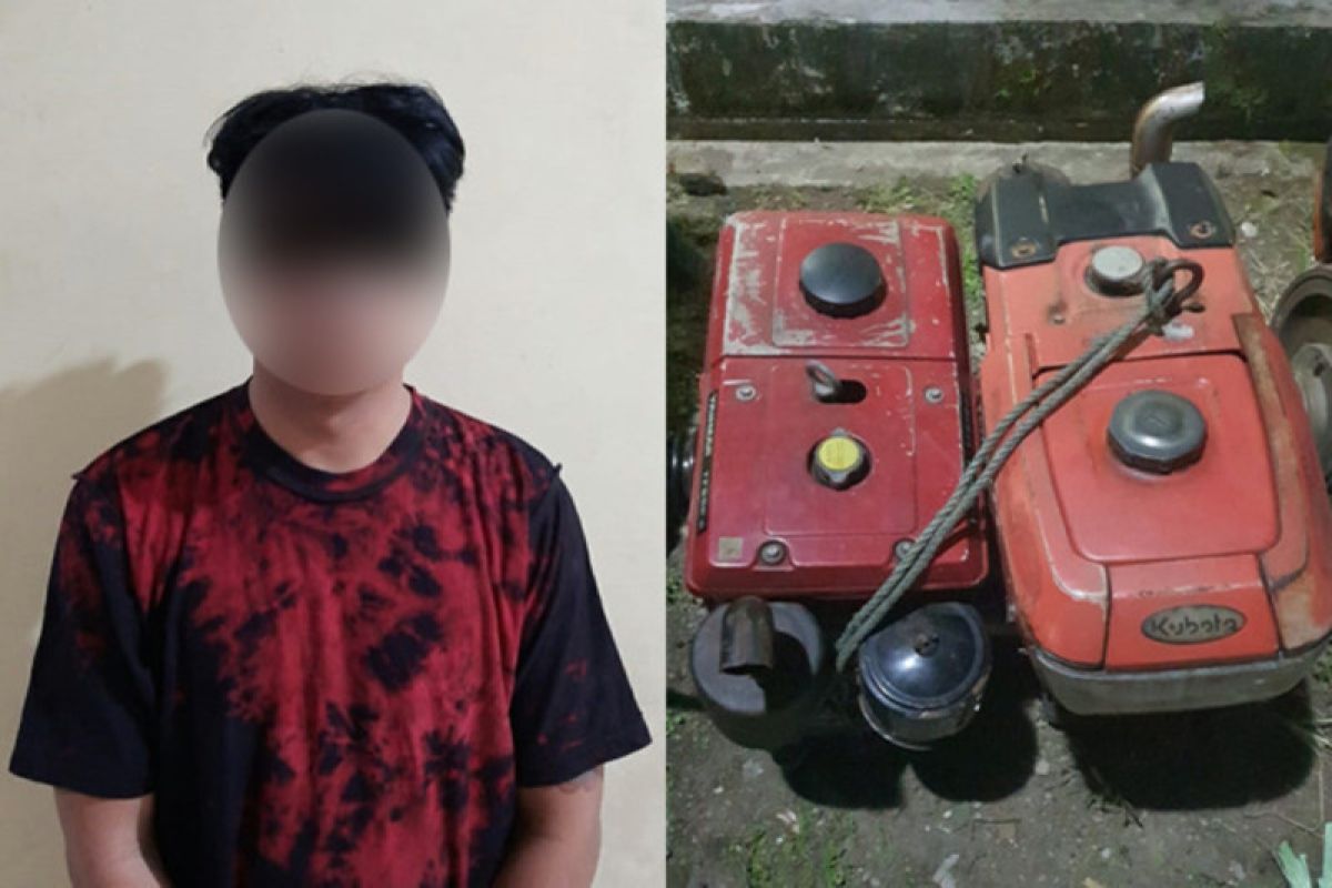 Polres Bolsel ringkus pelaku pencurian dua mesin traktor