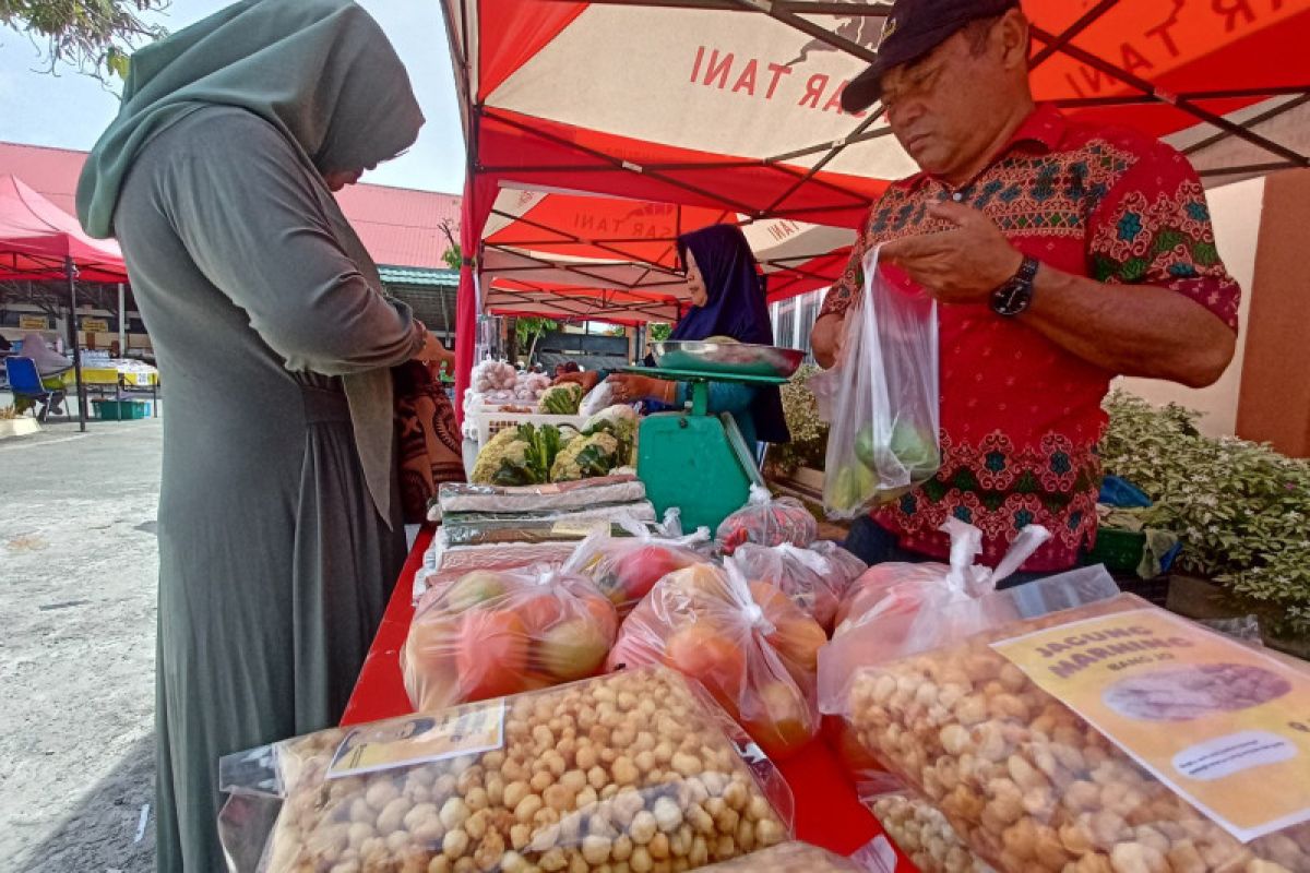 Pemprov Sulteng: Pasar tani sebagai upaya jaga stabilitas harga pangan