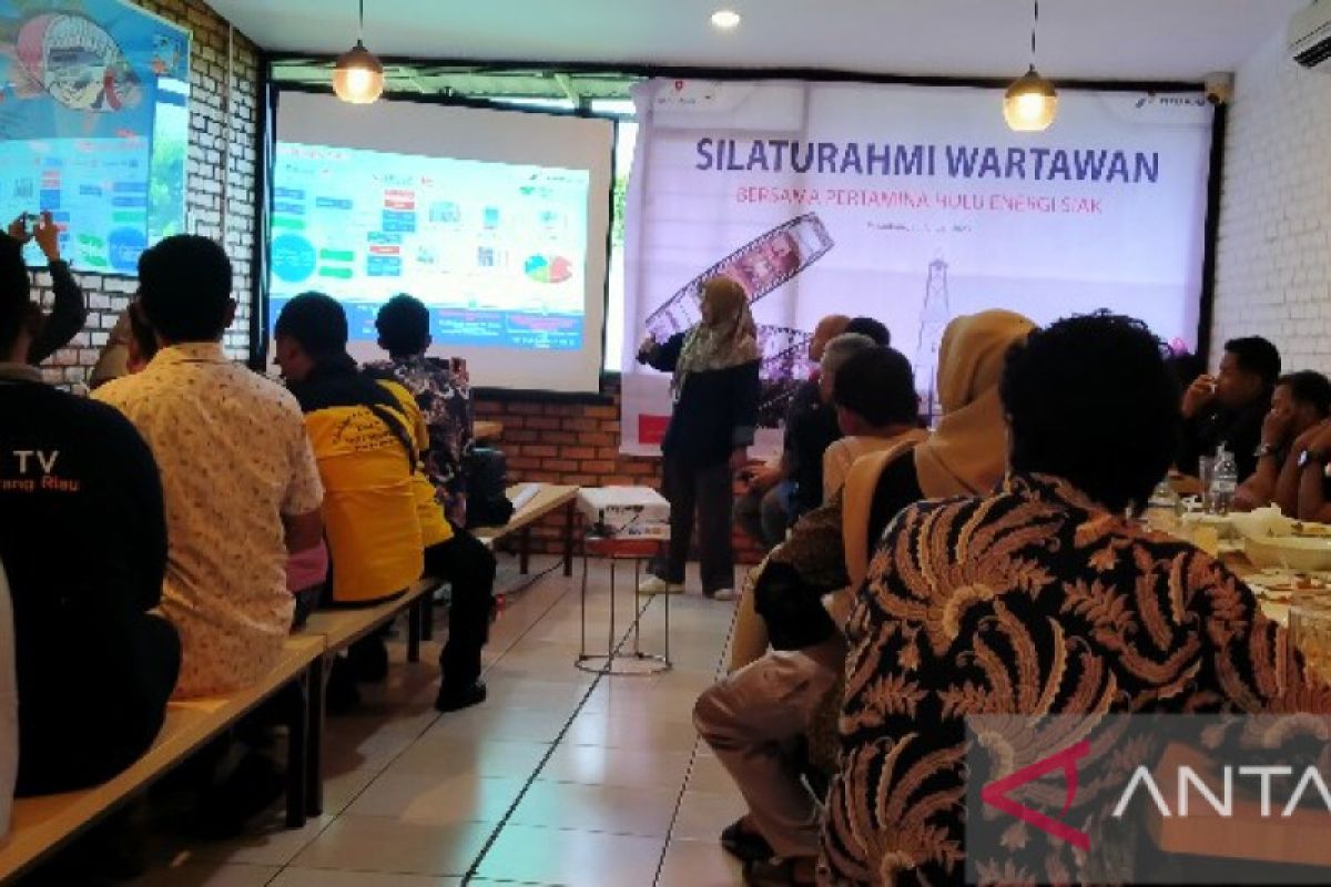 PHE diskusi dengan wrtawan PWI dari tiga kabupaten di Pekanbaru