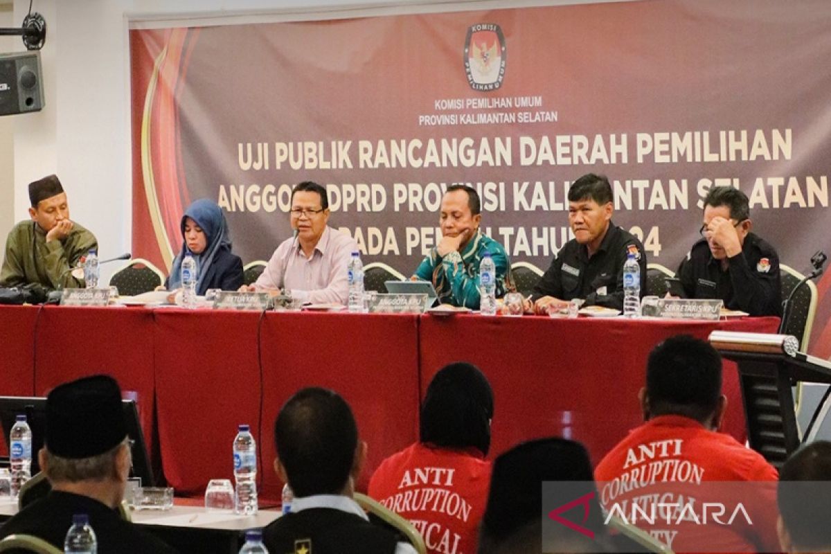 KPU Kalsel usulkan perubahan dapil anggota DPRD untuk Pemilu 2024