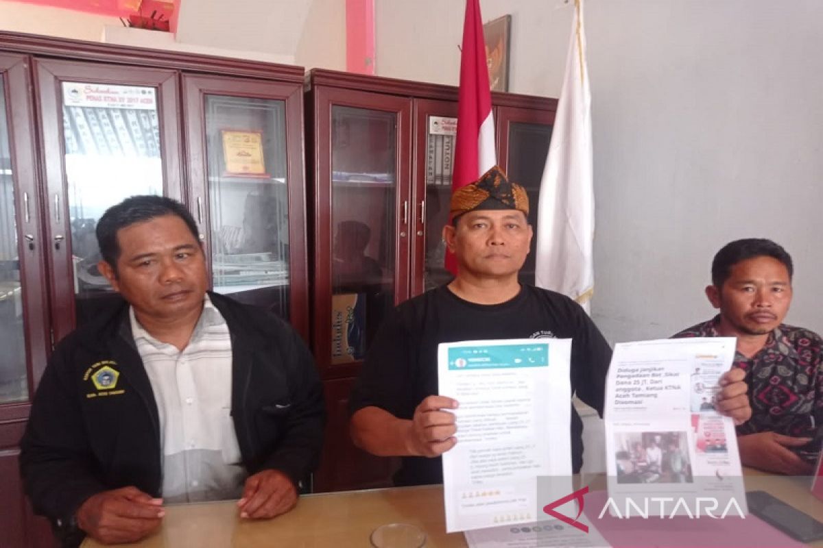 Ketua KTNA Aceh Tamiang bantah terima Rp25 juta dan siap dikonfrontir