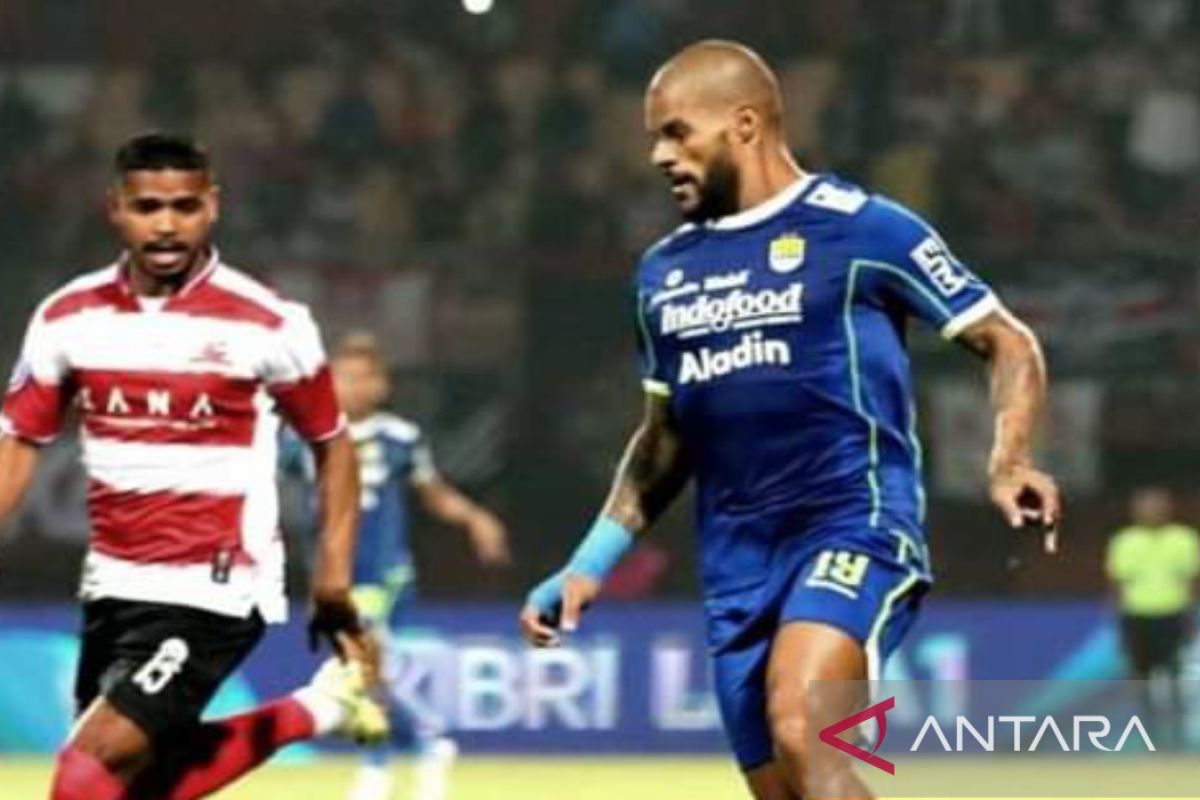 Madura United vs Persib: David da Silva antar Maung Bandung menang 1-0