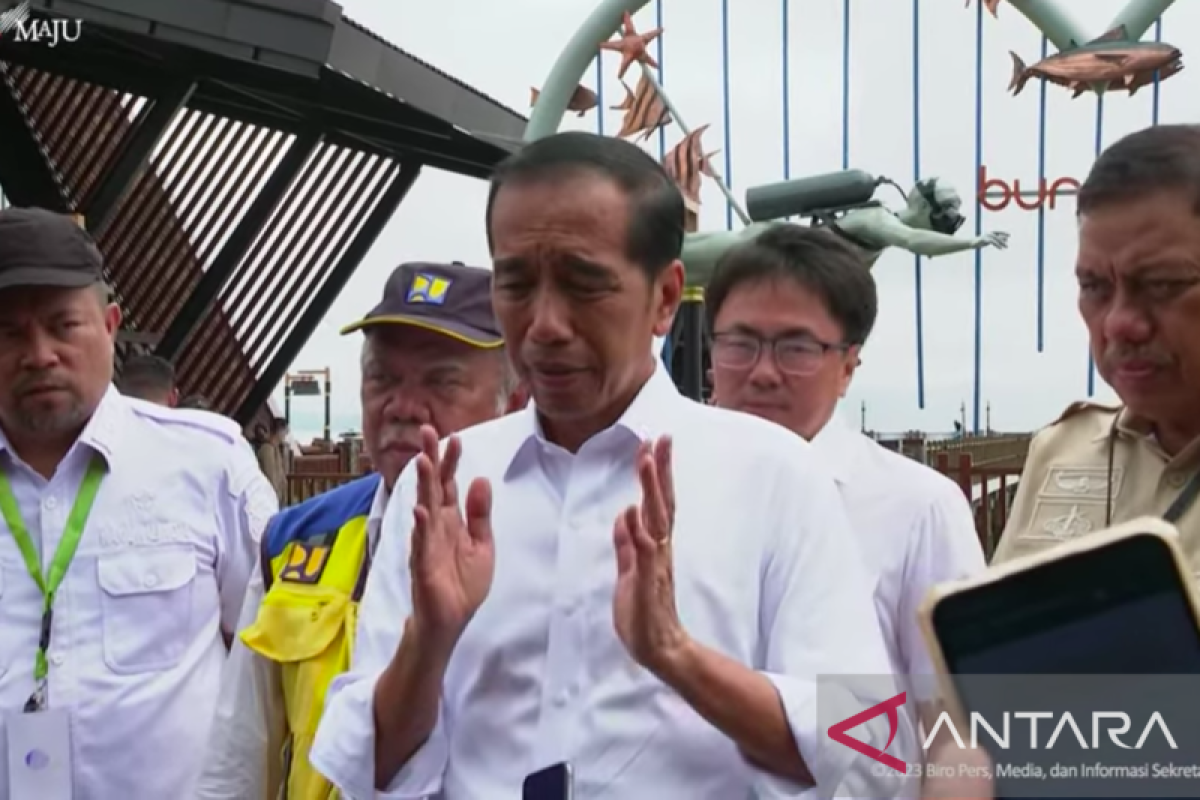 Kunjungi Bunaken, Presiden Jokowi harap turis kembali ramai