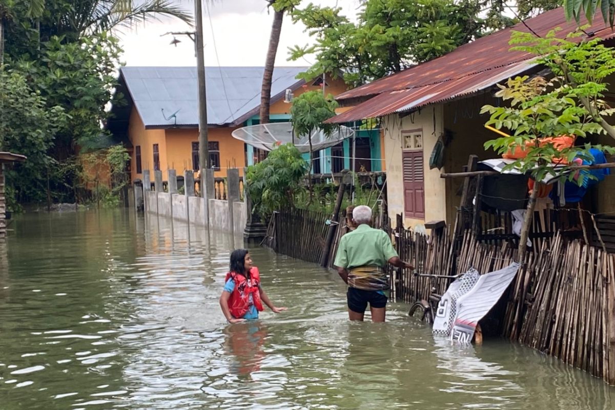 Sebanyak 12 Kecamatan di Kabupaten Pidie terendam banjir