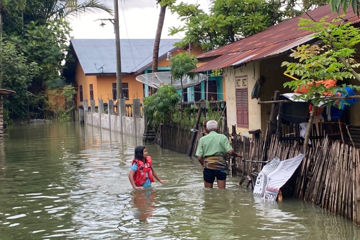 Sebanyak 12 kecamatan di Kabupaten Pidie terdampak banjir