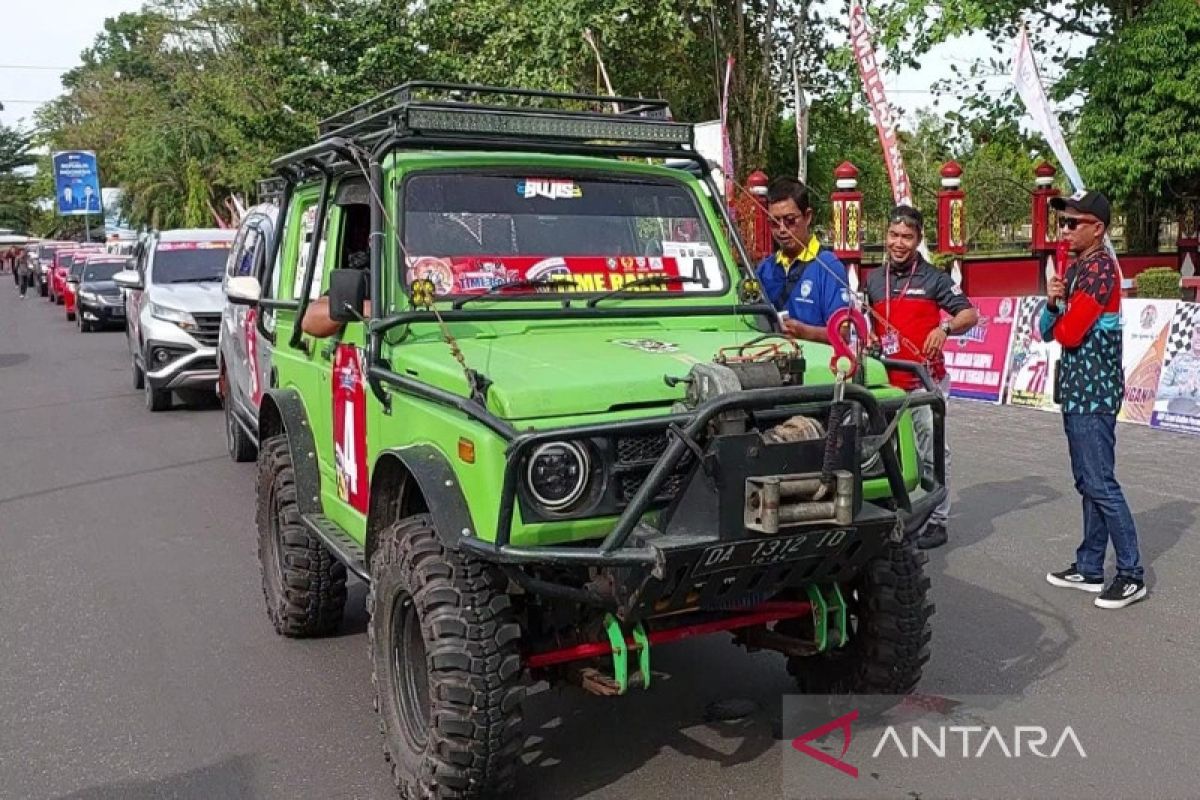 Peserta luar daerah ramaikan Time Rally Bupati Kotim