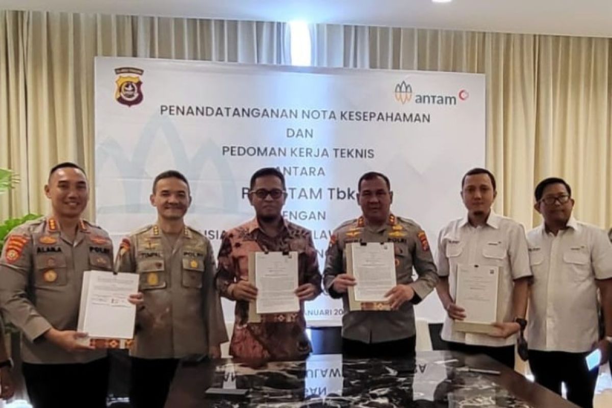 Antam gandang Polda Sultra perkuat pengamanan objek vital nasional