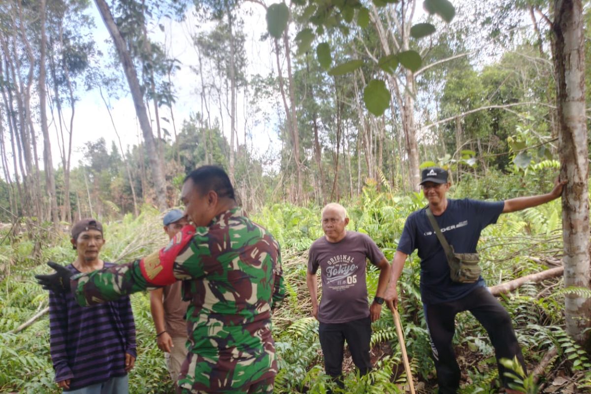 TNI patroli antisipasi Karhutla di Kalis Kapuas Hulu
