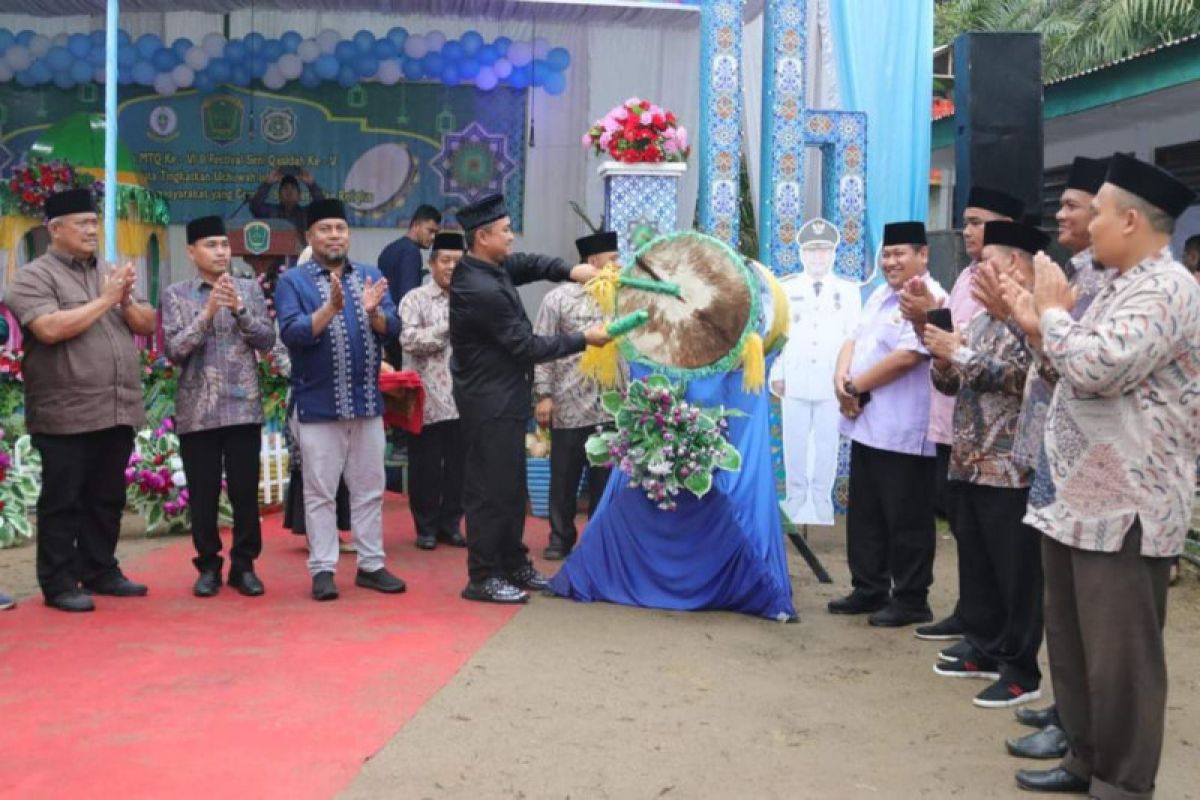 Bupati Labura buka MTQ dan FSQ Kecamatan Marbau dan Aekkuo