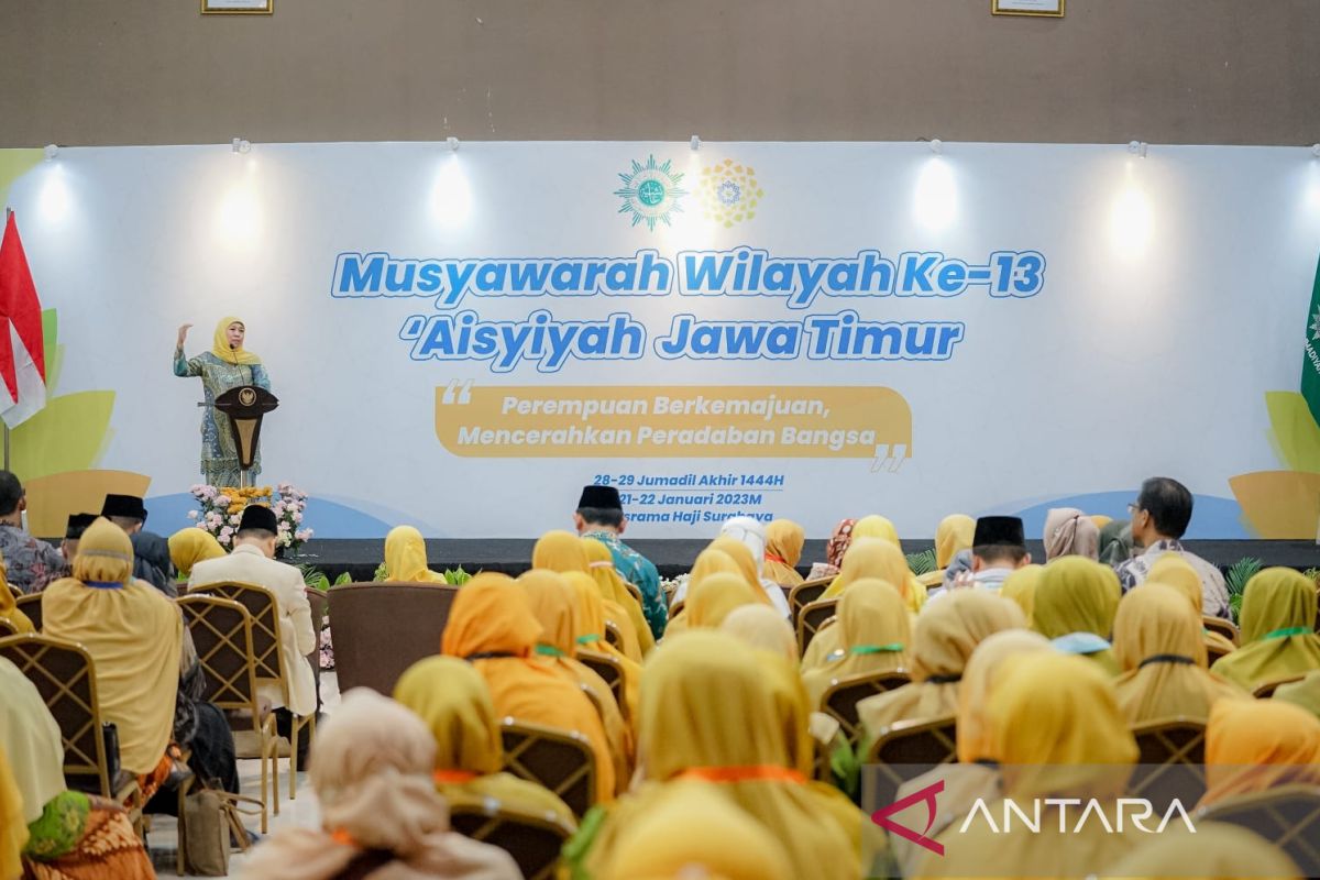 Khofifah titipkan pembangunan gender melalui gerakan dakwah Aisyiyah
