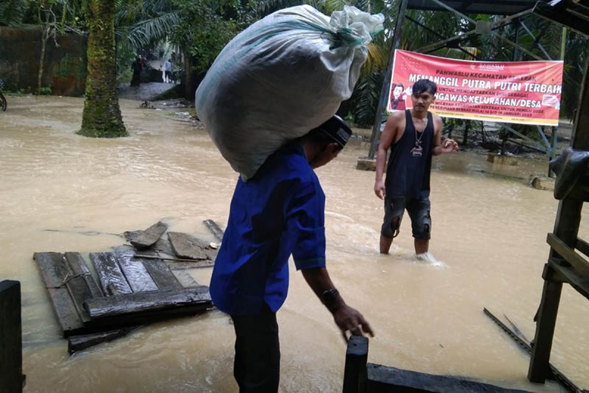Ratusan keluarga di Aceh terdampak banjir akibat hujan lebat