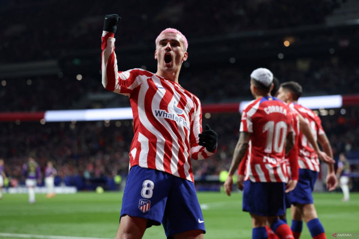 Griezmann tampil gemilang saat Atletico bungkam Valladolid