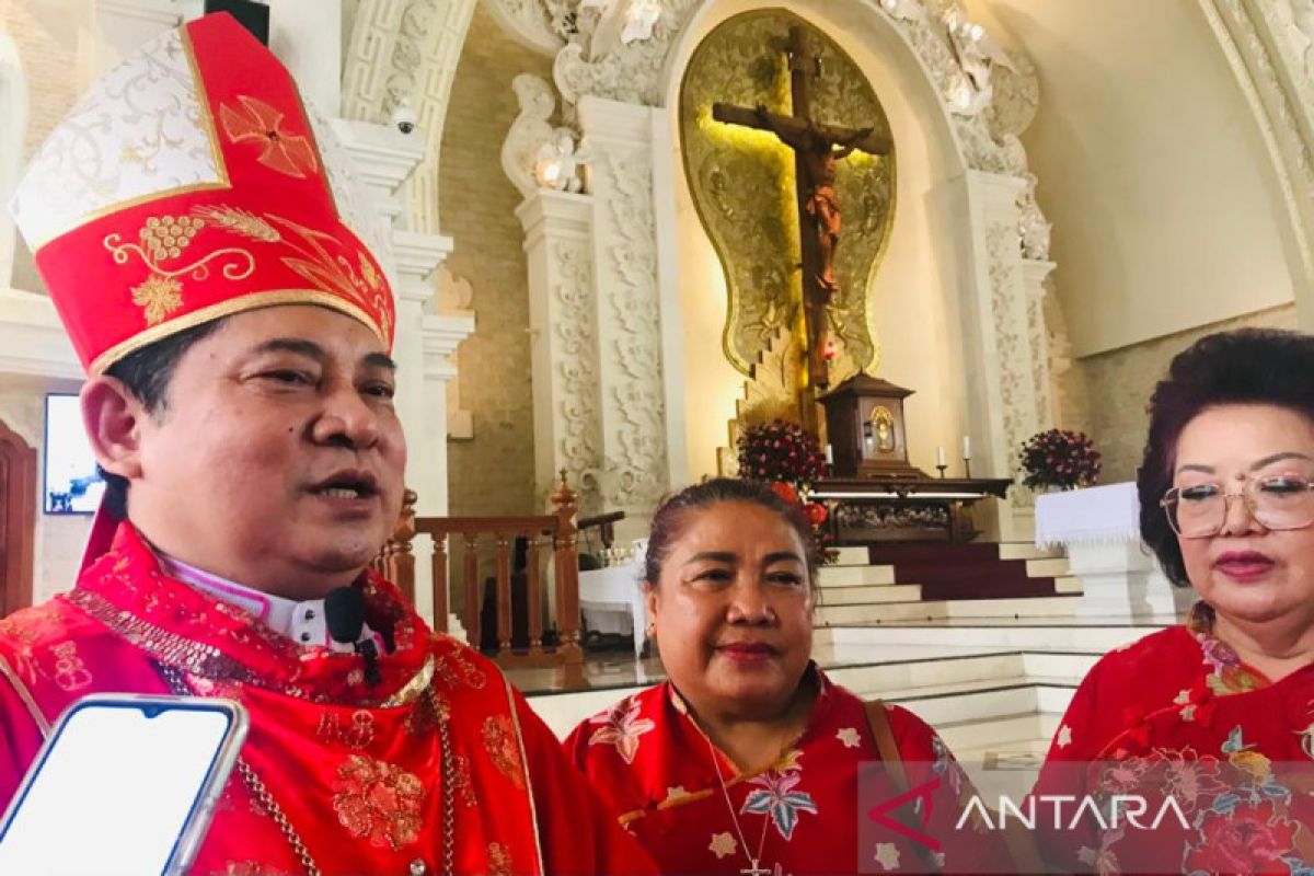 Uskup Denpasar ajak umat rayakan perbedaan dalam Bhineka Tunggal Ika
