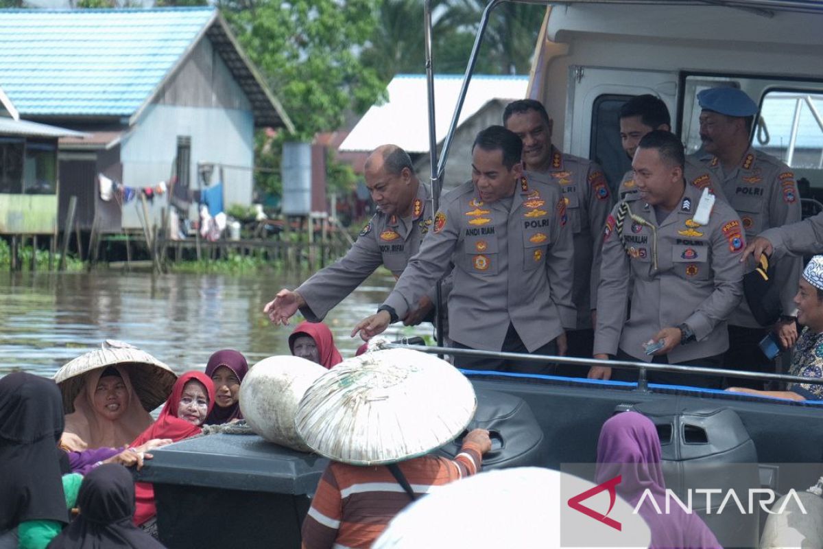 Kapolda Kalsel: Pasar Terapung jadi wisata unggulan menasional