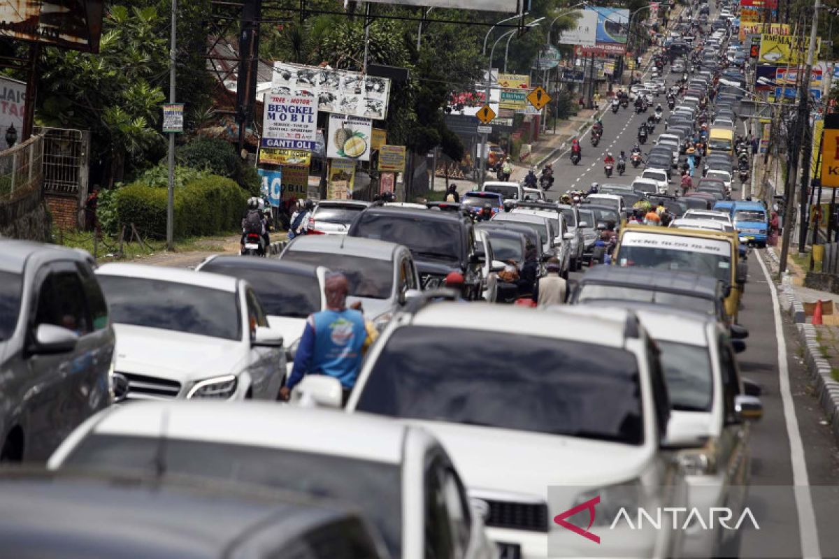 Padatnya Jalur Wisata Puncak Bogor Saat Libur Imlek - ANTARA News