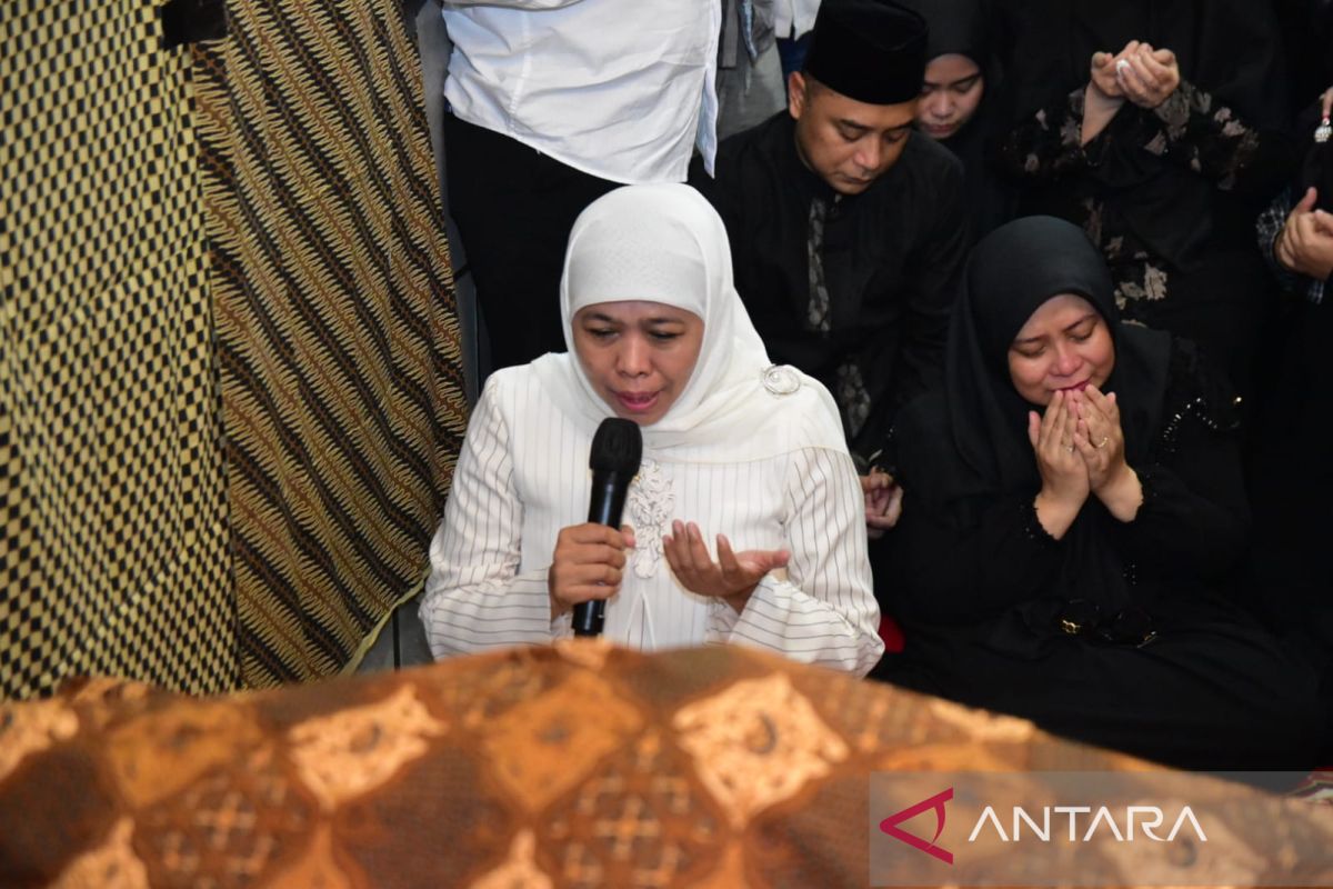 Khofifah sampaikan belasungkawa kepada Wali Kota Eri Cahyadi