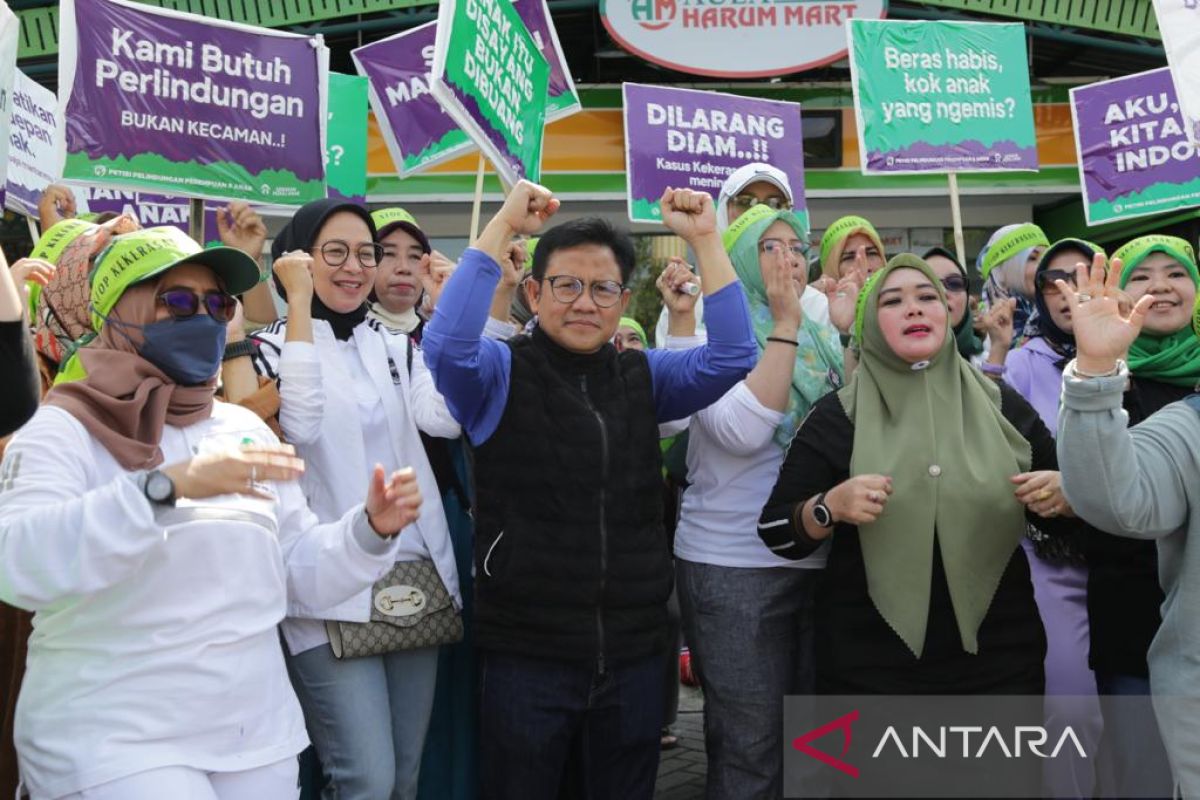 Cak Imin optimistis angka kekerasan anak dan perempuan di Indonesia bisa ditekan