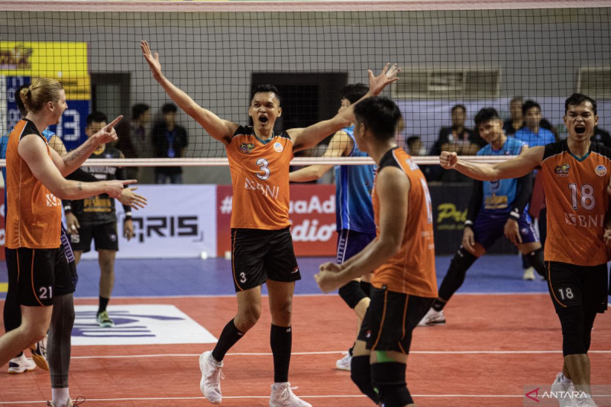 Proliga 2023 - Jakarta BNI 46 tutup putaran pertama seri Palembang dengan kemenangan