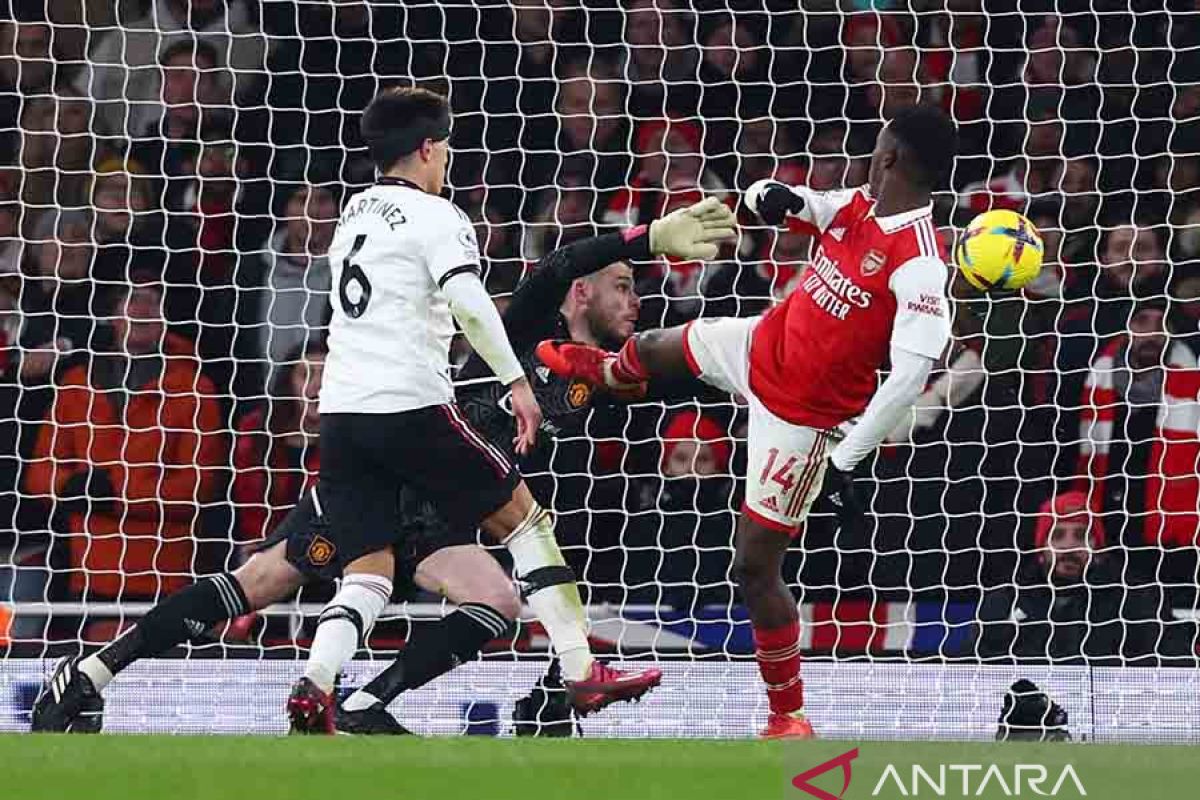 Arsenal raih kemenangan dramatis 3-2 atas Manchester United