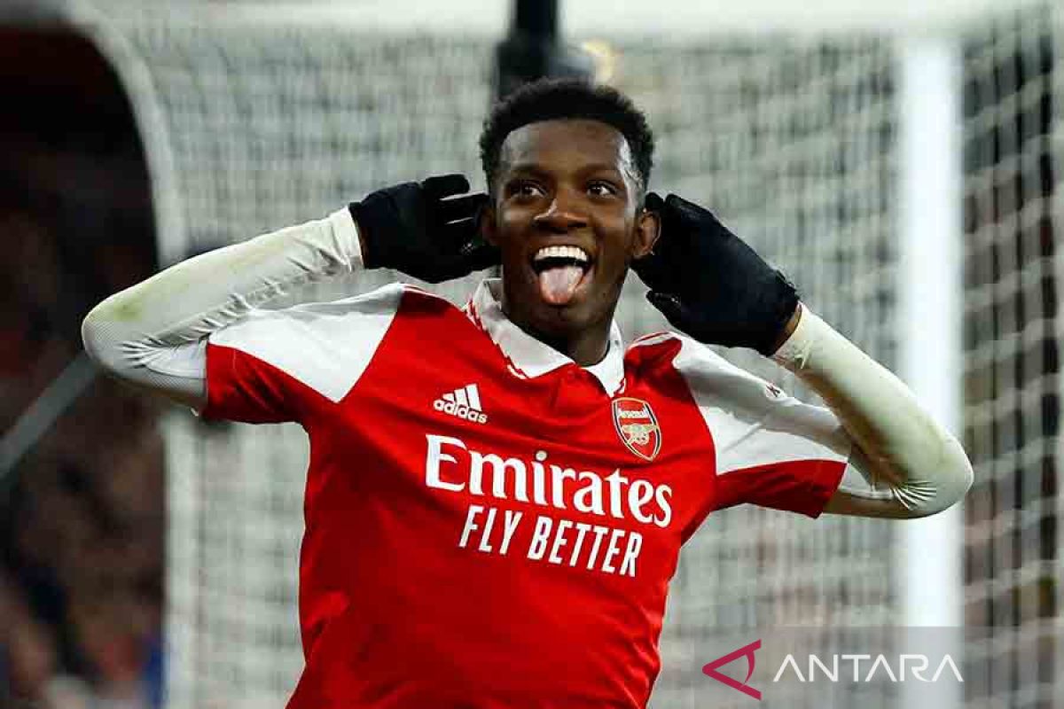Eddie Nketiah ganas, Arsenal bantai Sheffield 5-0