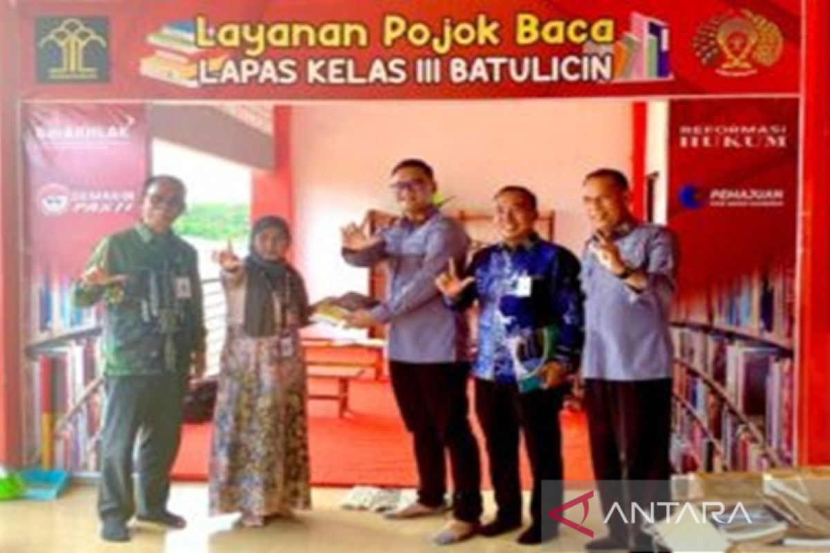 Pemkab dukung program layanan pojok baca di Lapas Batulicin