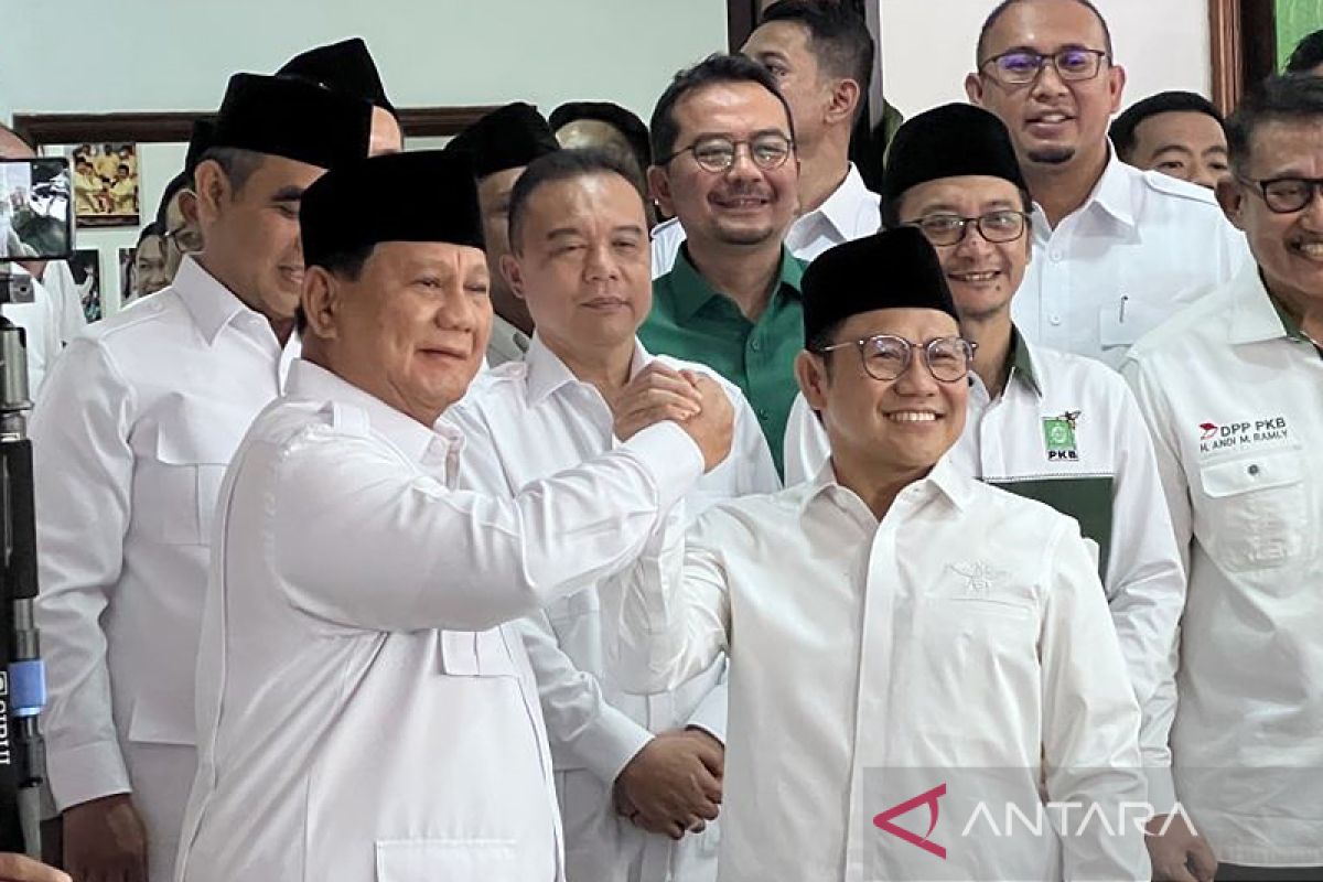 Prabowo Cak Imin Resmikan Sekretariat Bersama Gerindra Pkb Antara News