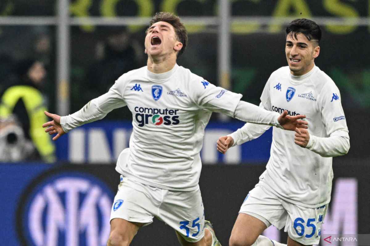 Gol tunggal Baldanzi bawa Empoli bungkam Inter Milan