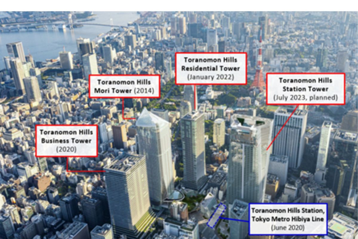 Mori Building to Open Toranomon Hills Station Tower this Coming Autumn