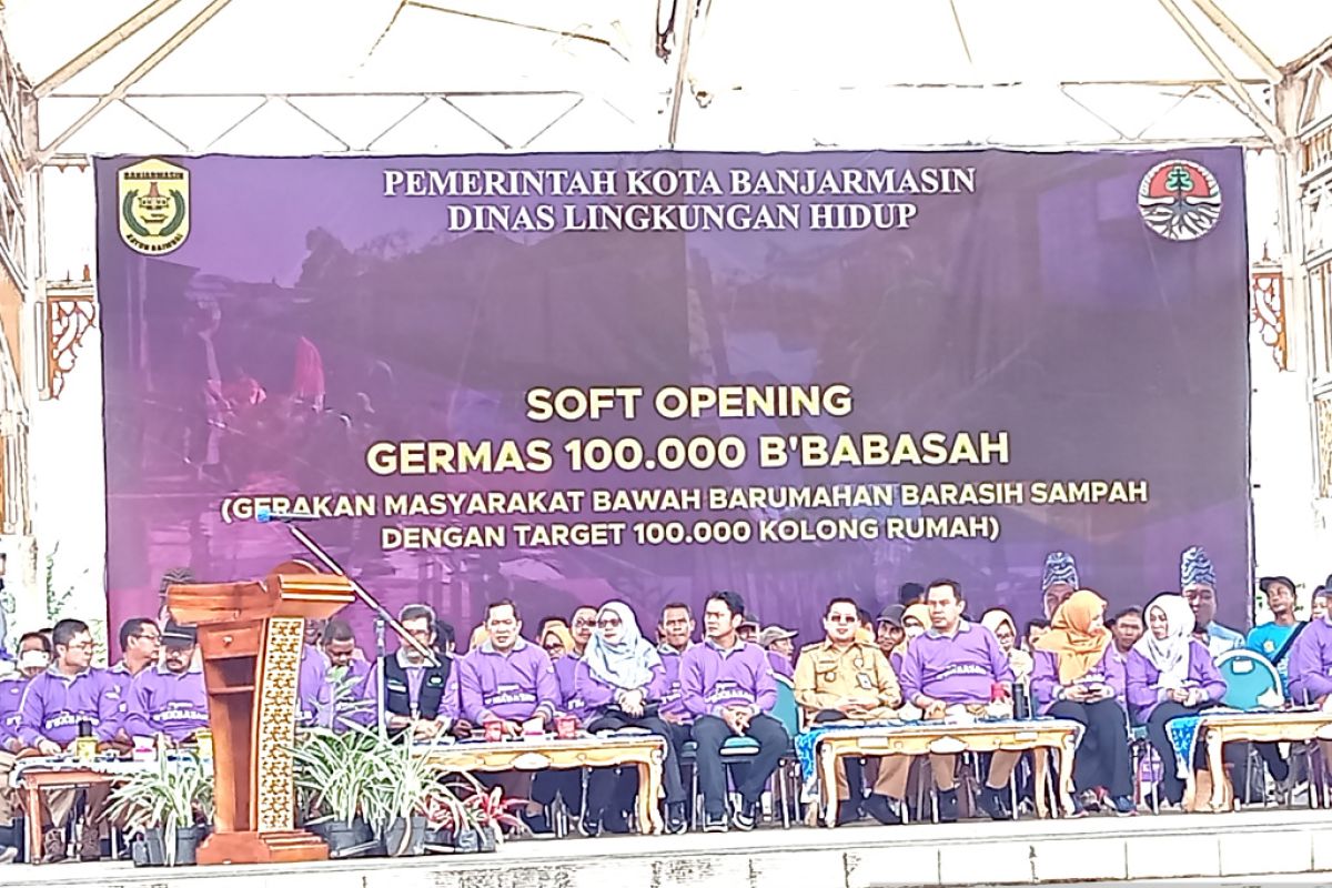 Banjarmasin buat gerakan bersih-bersih 100 ribu kolong rumah