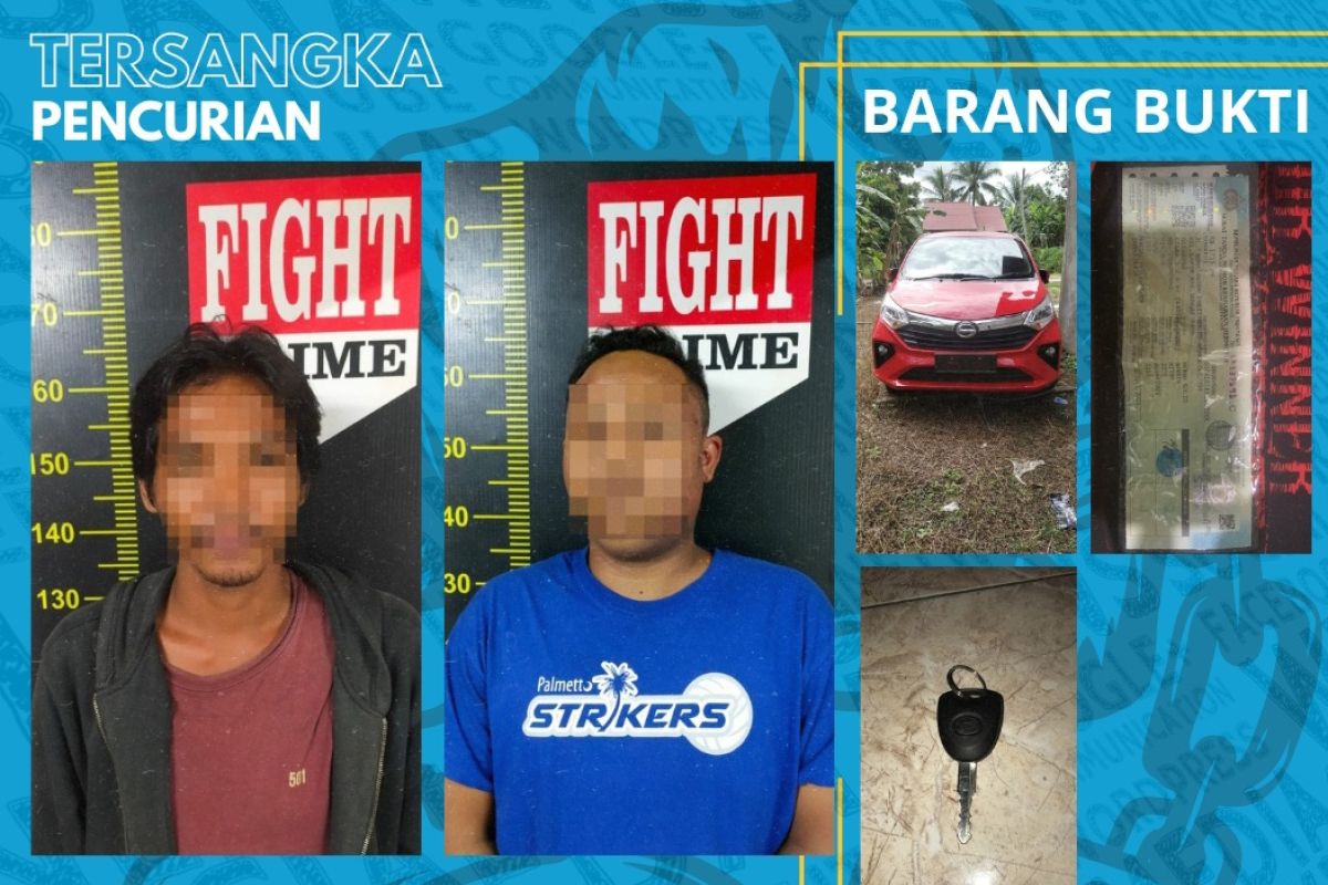 Dua warga Semarang ditangkap polisi kasus pencurian mobil di Kalbar