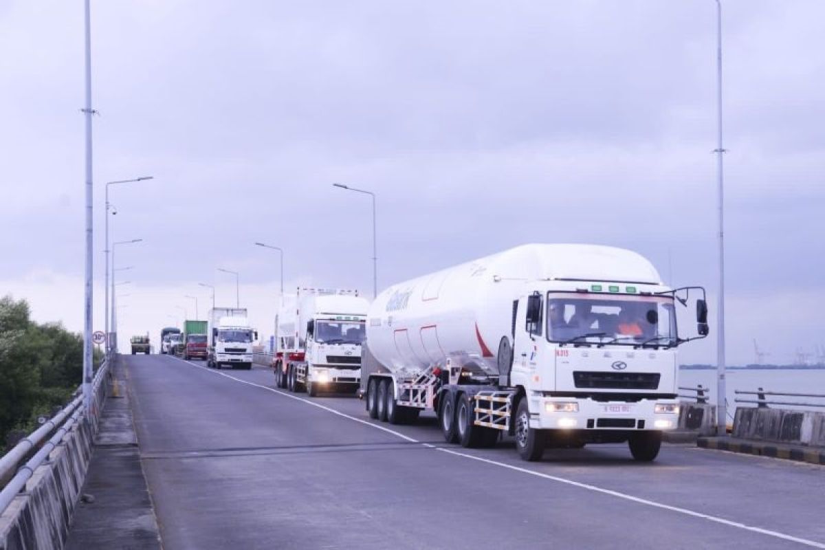 Subholding Gas Pertamina lakukan uji coba truk dengan bahan bakar LNG